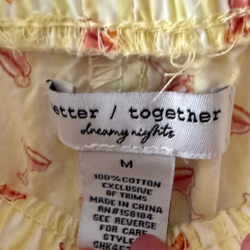 Better Together Cocktail/Martini Print Boxer or Casual Shorts 100% Cotton 🍹 - Picture 4 of 4